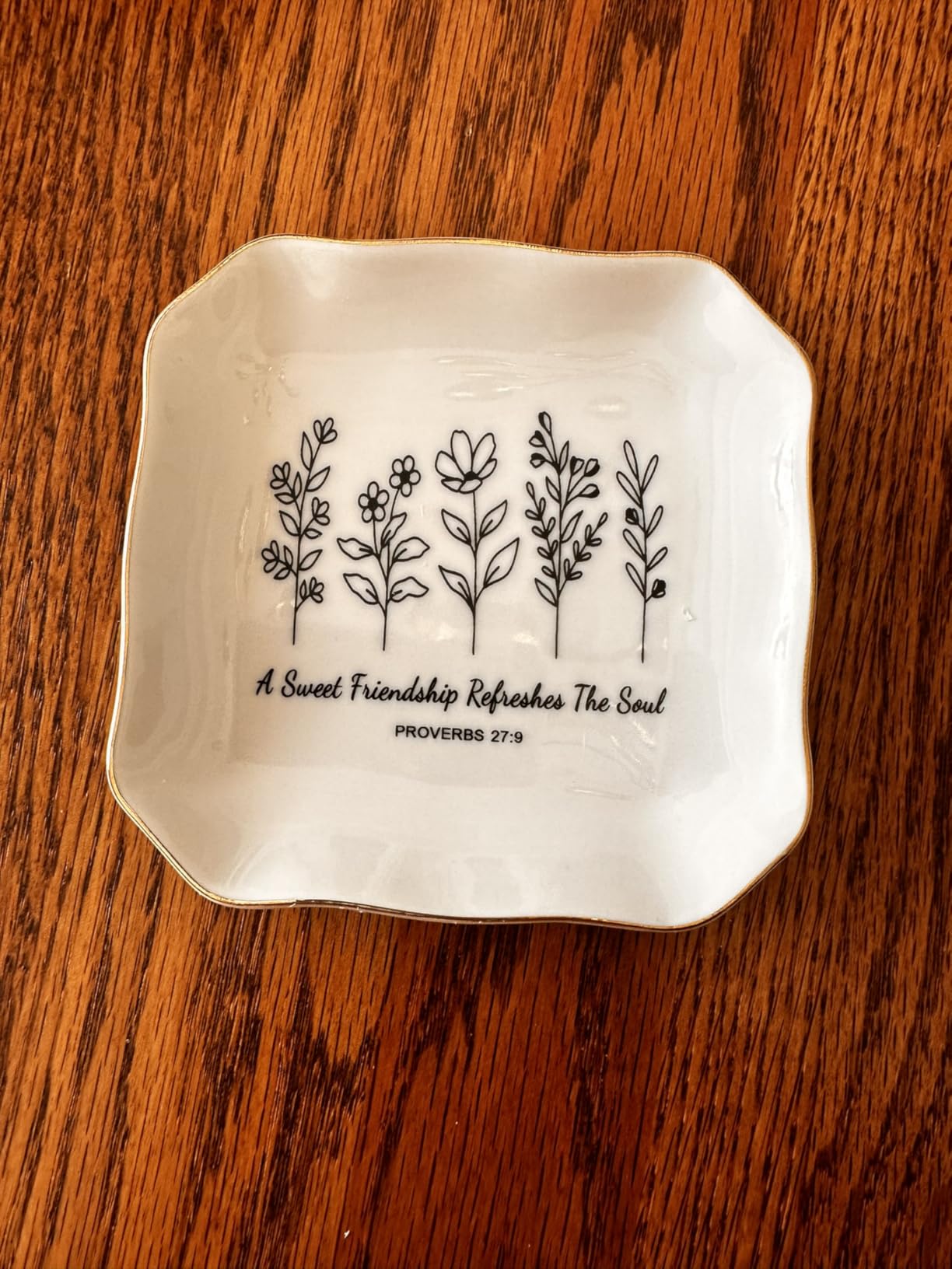 Jelershy Godmother Gift Trinket Dish Jewelry Tray customer photo 2