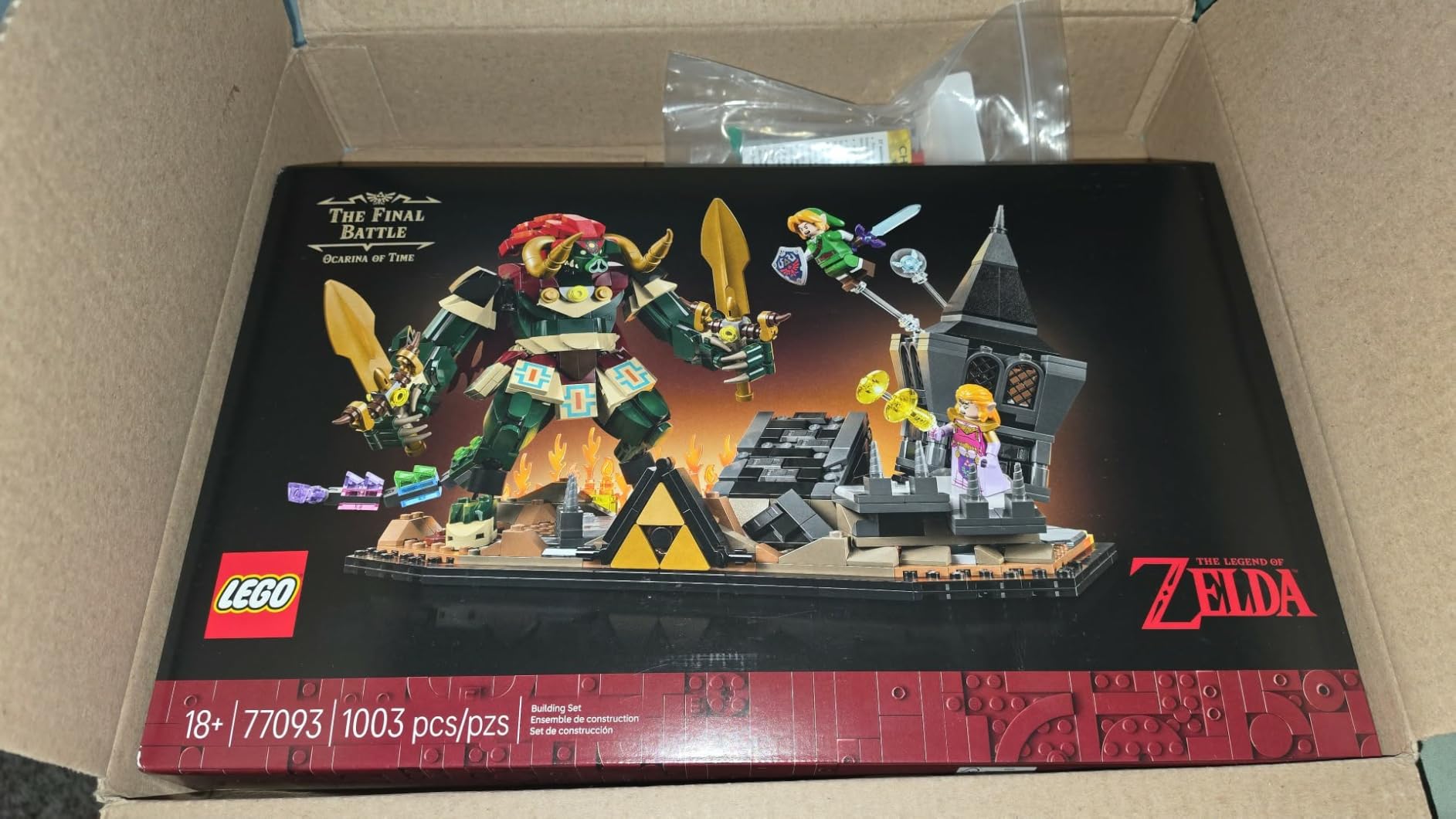 LEGO The Legend of Zelda: Ocarina of Time - The Final Battle Building Set for Adults, Ages 18+ - Nintendo Collectible with Link & Zelda Minifigures - 77093 customer photo 2