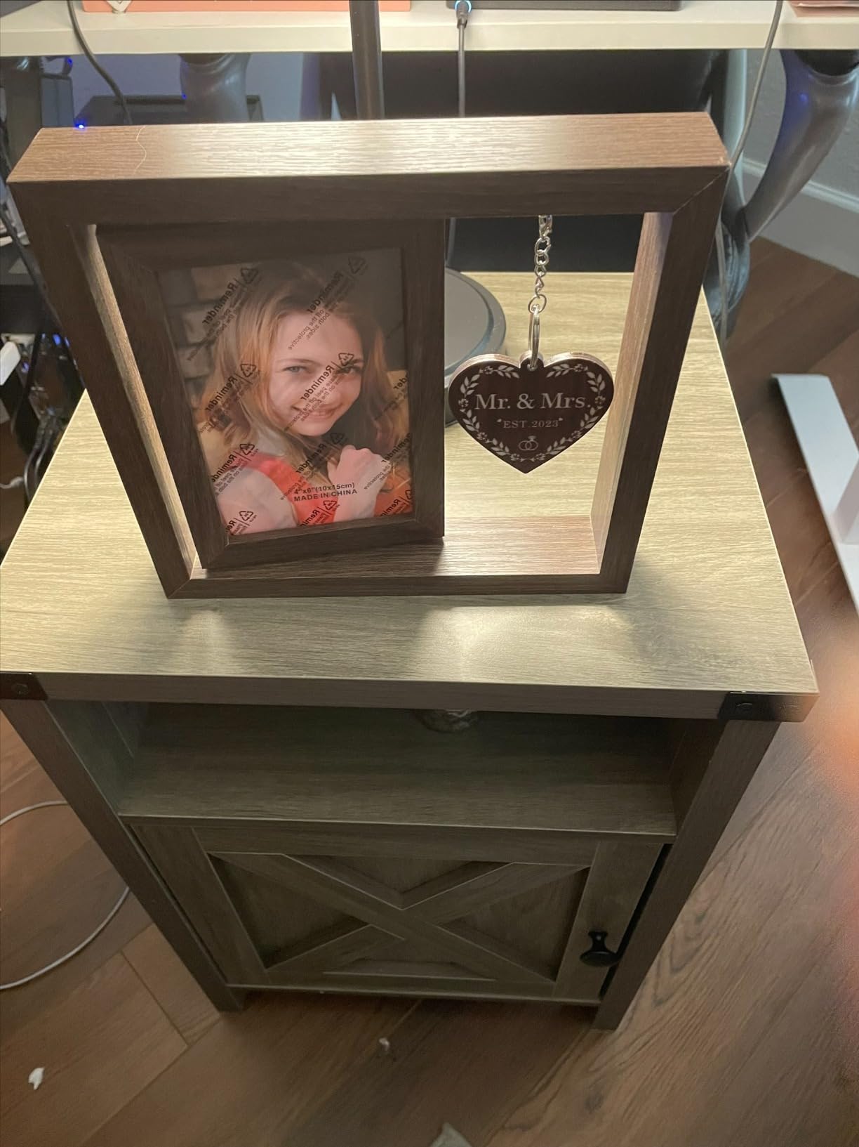 He Asked She Said Yes - Let the Adventure Begin Picture Frame Engagement Gifts for Couples Newly Engaged Gift for Him Her, Bride to Be Gifts Engagement Fiance Gift for Women, Display Two 4x6 Photos customer photo 1