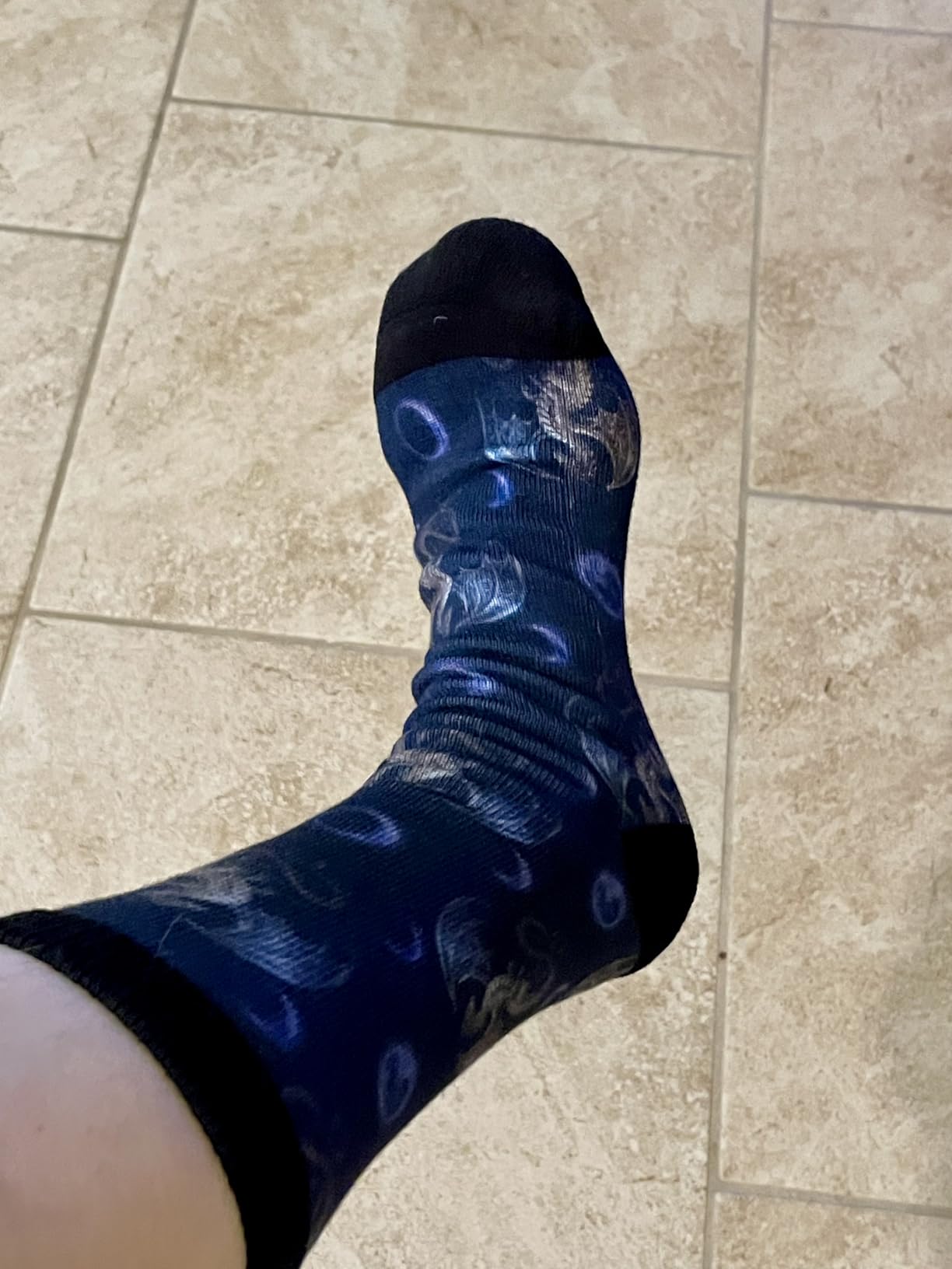 Fun Novelty Crew Socks, Crazy Casual Fashion Dress Socks for Men customer photo 1