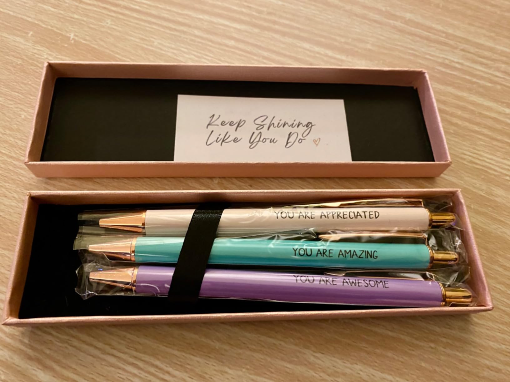 MESMOS 3pcs High End Luxury Congratulations Gifts for Women, Job Promotion Gifts for Women, Thank You Gift for Teacher, Employees, Coworkers, Mentors & Managers German-Ink & 1mm Swiss-Tip Luxury Pen customer photo 2