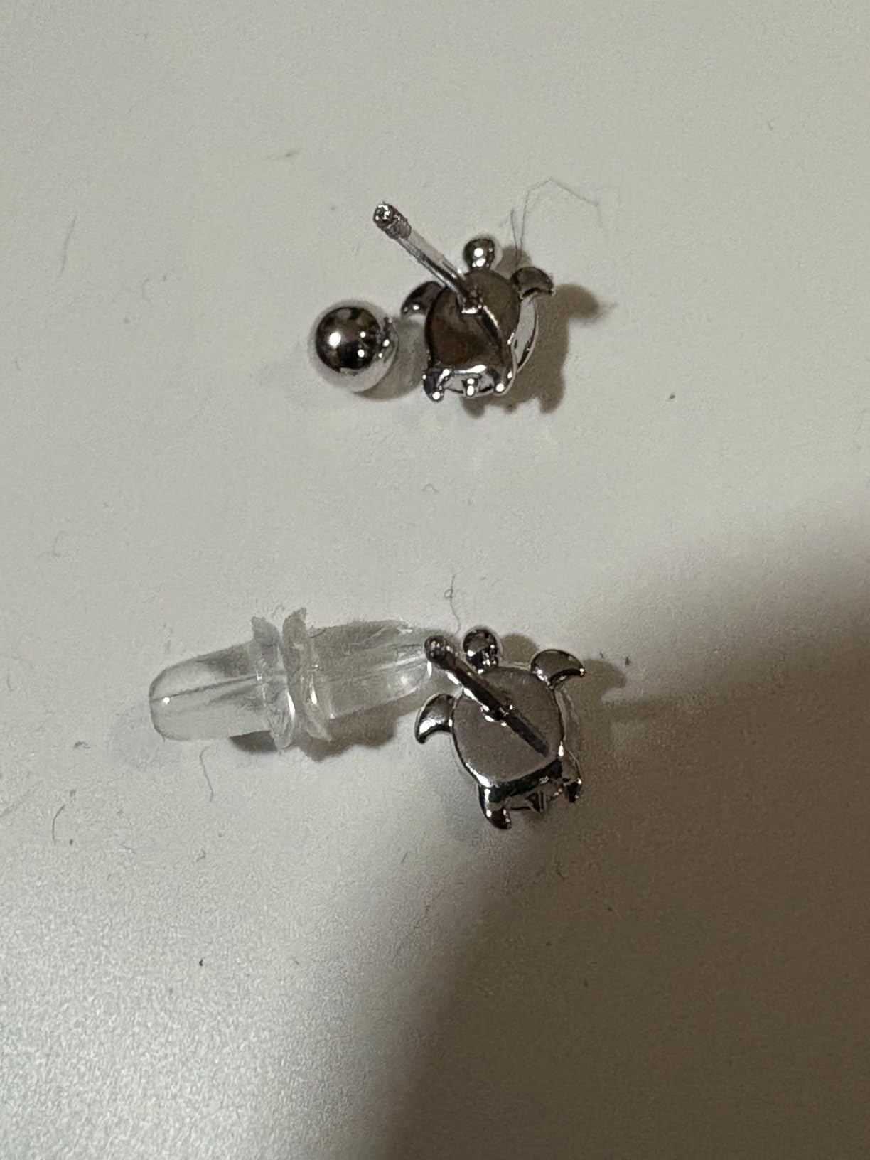925 Sterling Silver Stud Earrings for Women Hypoallergenic Small Turtle, Sea Shell, Starfish, Dolphin, Fish Bone, Whale Shark Cartilage Tragus Jewelry Beach Gifts customer photo 1