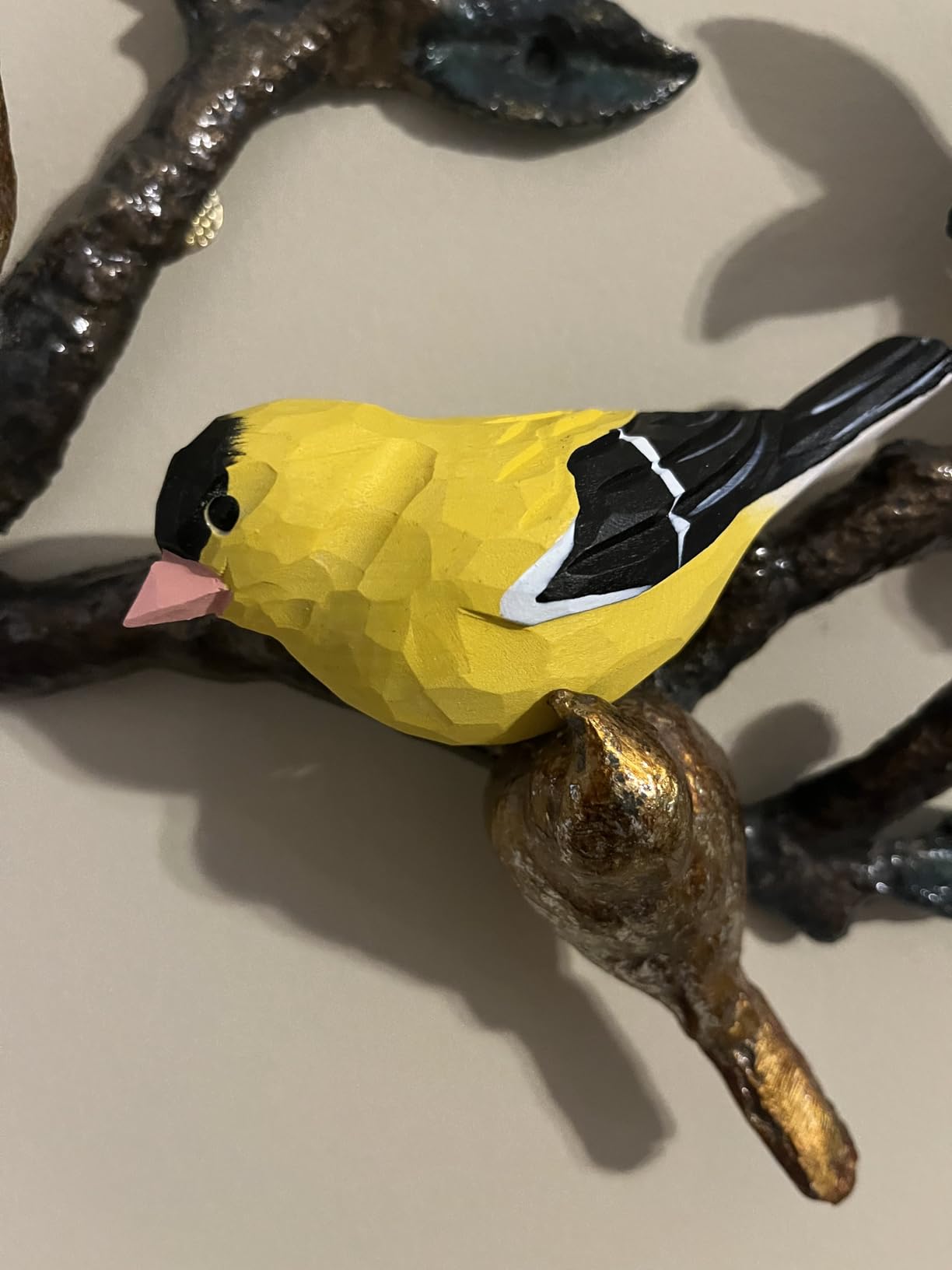 Small Wooden Crow Figurine - Cute Hand-Carved Raven Collectible, Small Rustic Bird Decor for Desk & Shelf, Animal Ornament with Gift Box customer photo 2