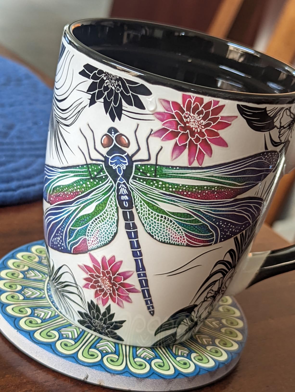 Color Changing Elephant Coffee Mug 12oz - Ceramic Heat Sensitive Cup for Coffee, Tea, Hot Cocoa & Milk - Magical Elephant Mug with Floral Reveal - Unique Gift for Elephant Lovers, Women, Mom, Grandma customer photo 1