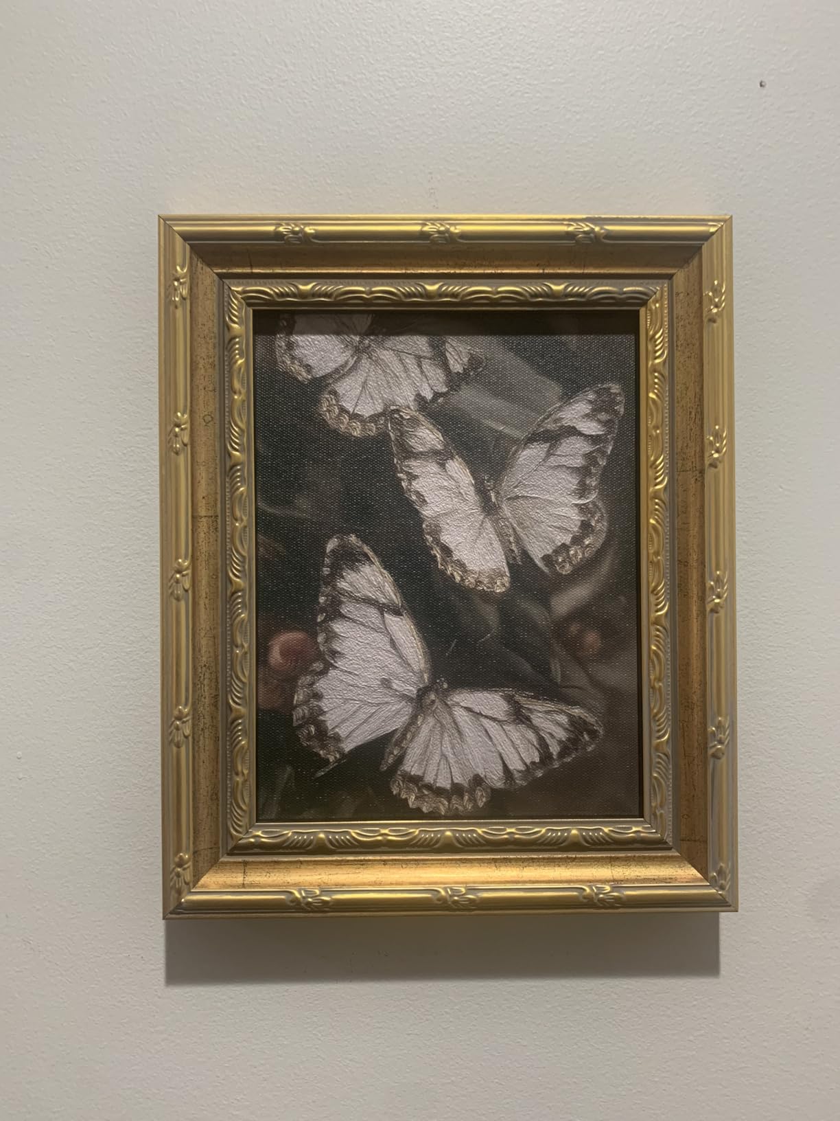 CXYWDHVO Sparrow Framed Wall Art, Vintage Bird Prints, Textured Paintings | Muted Plants and Antique Animal Picture Wall Decor customer photo 2