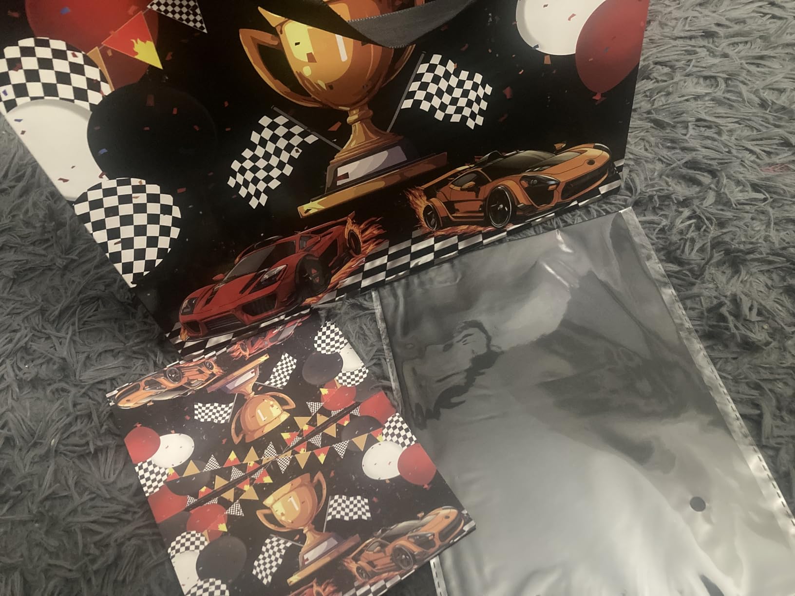 MUNILAIL 13 Inches Leopard Gift Bag Large Cheetah Print Gift Bag with Handle Tissue Paper and Greeting Card customer photo 2