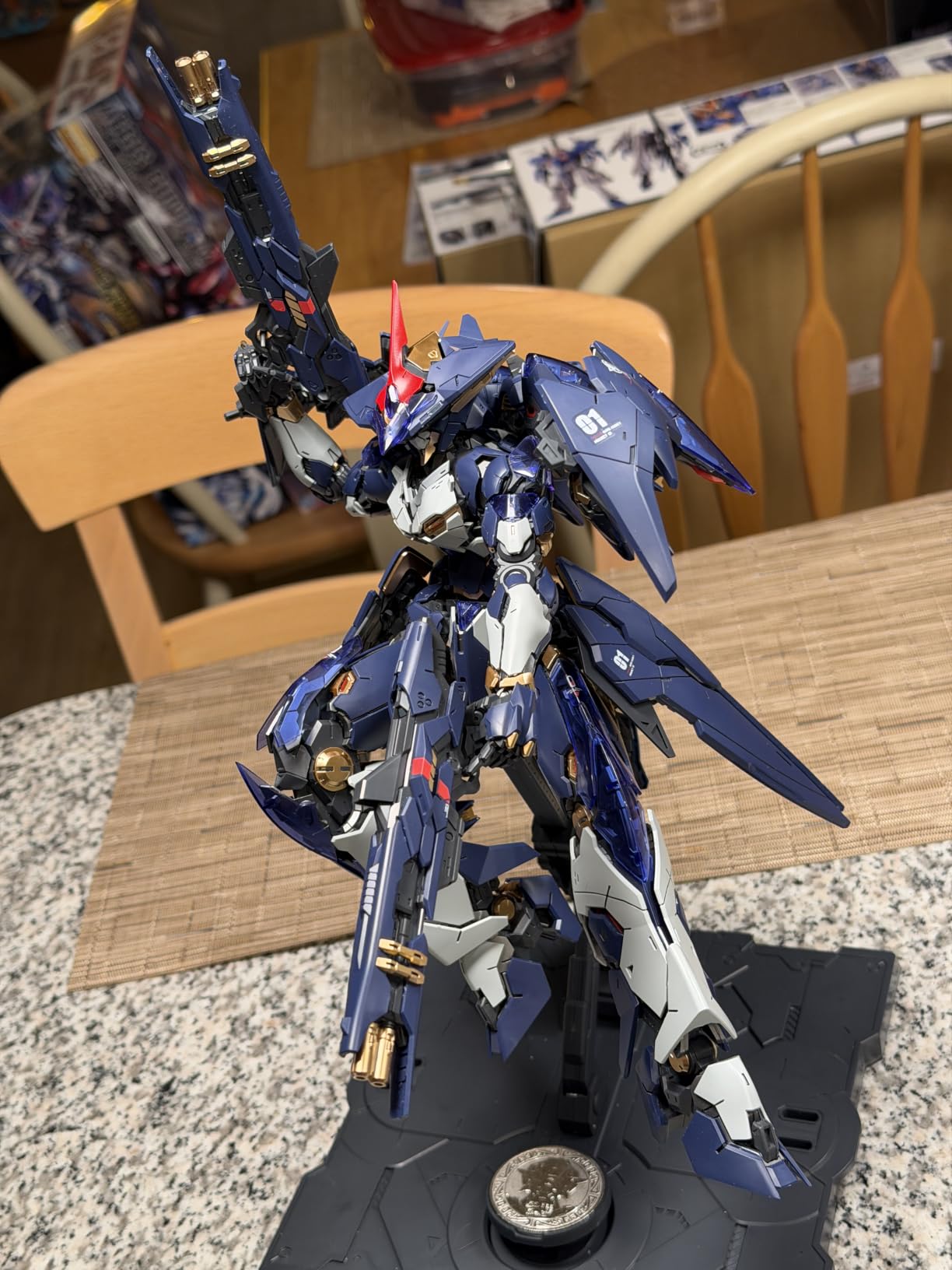 ARDENTIS Sunday Hobby Model Kit Mecha 1/100 REA-03D CARACAL Yellow 1PCS/8.39'' ABS & PVC Model Kit with Assembly Instructions Mecha Fans Collectible Toy customer photo 2