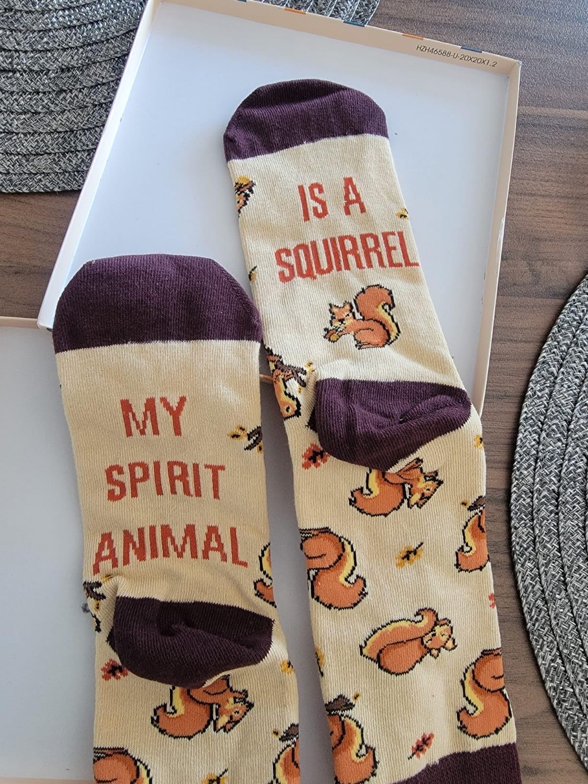 Funny Forest Animal Socks for Women & Men - Animal Lover Gift customer photo 2