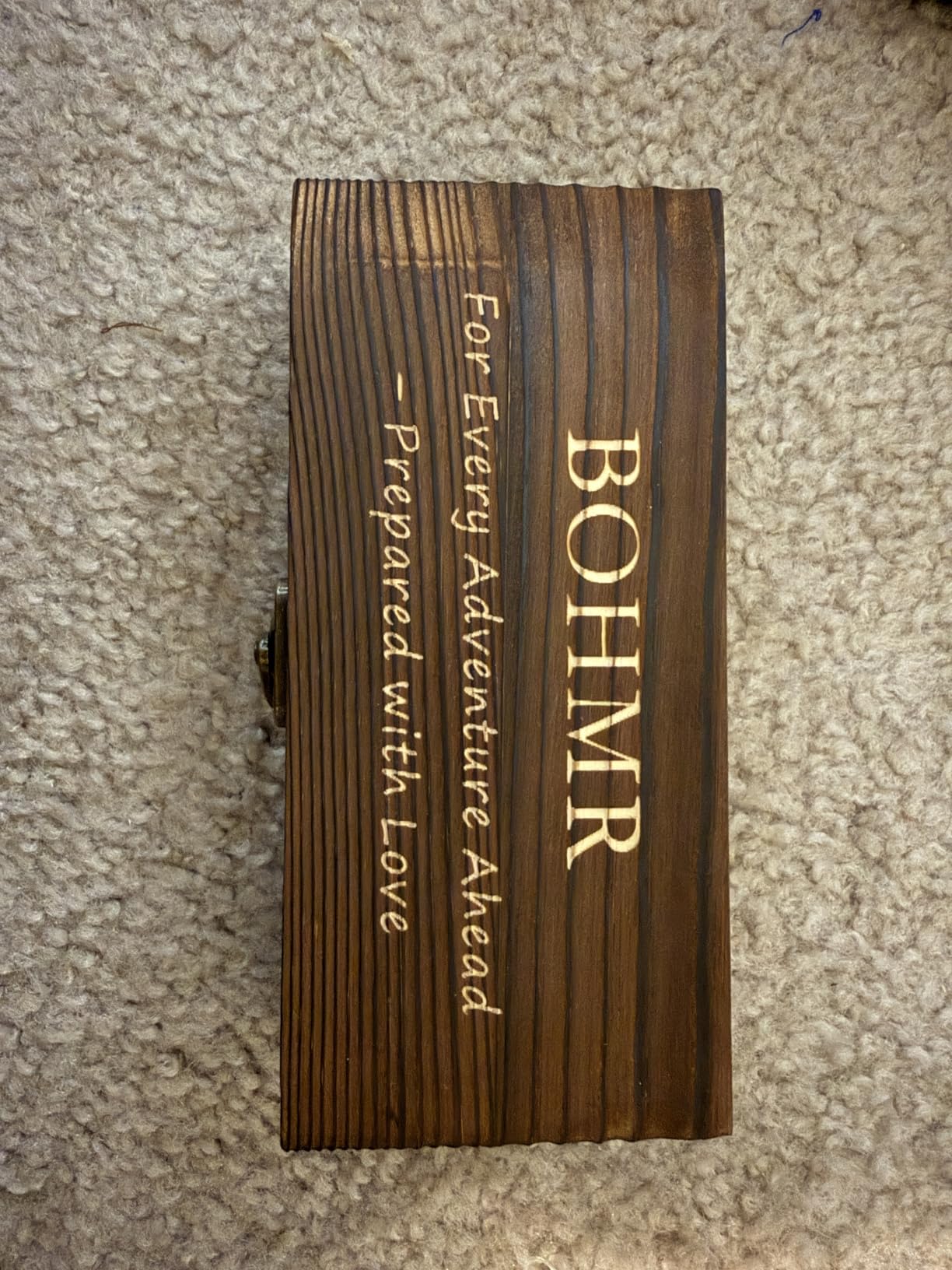 14 Years Anniversary Keepsake Gifts for Men, Personalized 14th Ivory Wedding Anniversary Idea Gifts for Him/Husband/Boyfriend, Multitool Engraved Pocket Folding Knife With Wooden Gift Box For Men customer photo 2