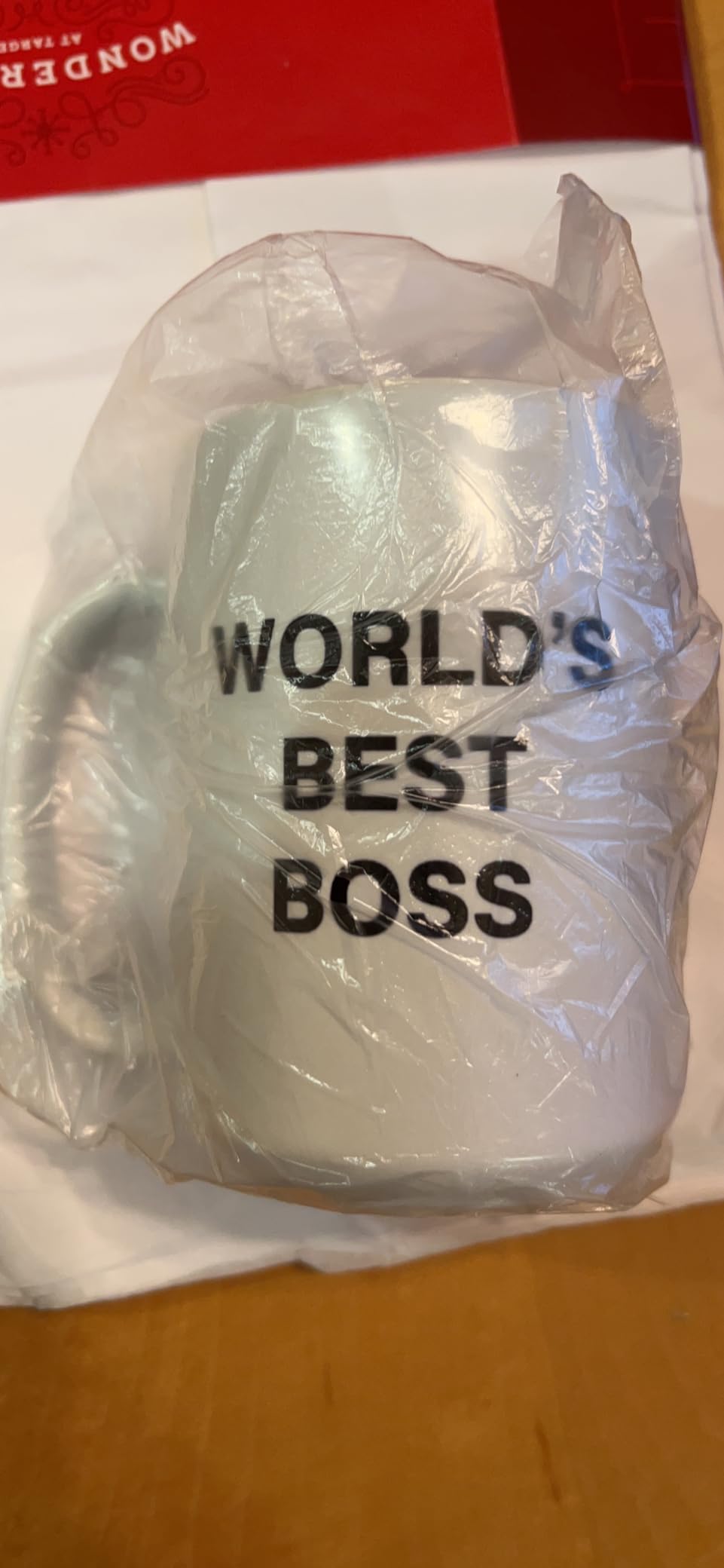 Worlds Best Boss Mug for Managers and Coworkers, Funny Boss Gift Cup | 11Oz Bpa-Free Ceramic; Double-Sided Print; Microwave & Dishwasher Safe customer photo 2