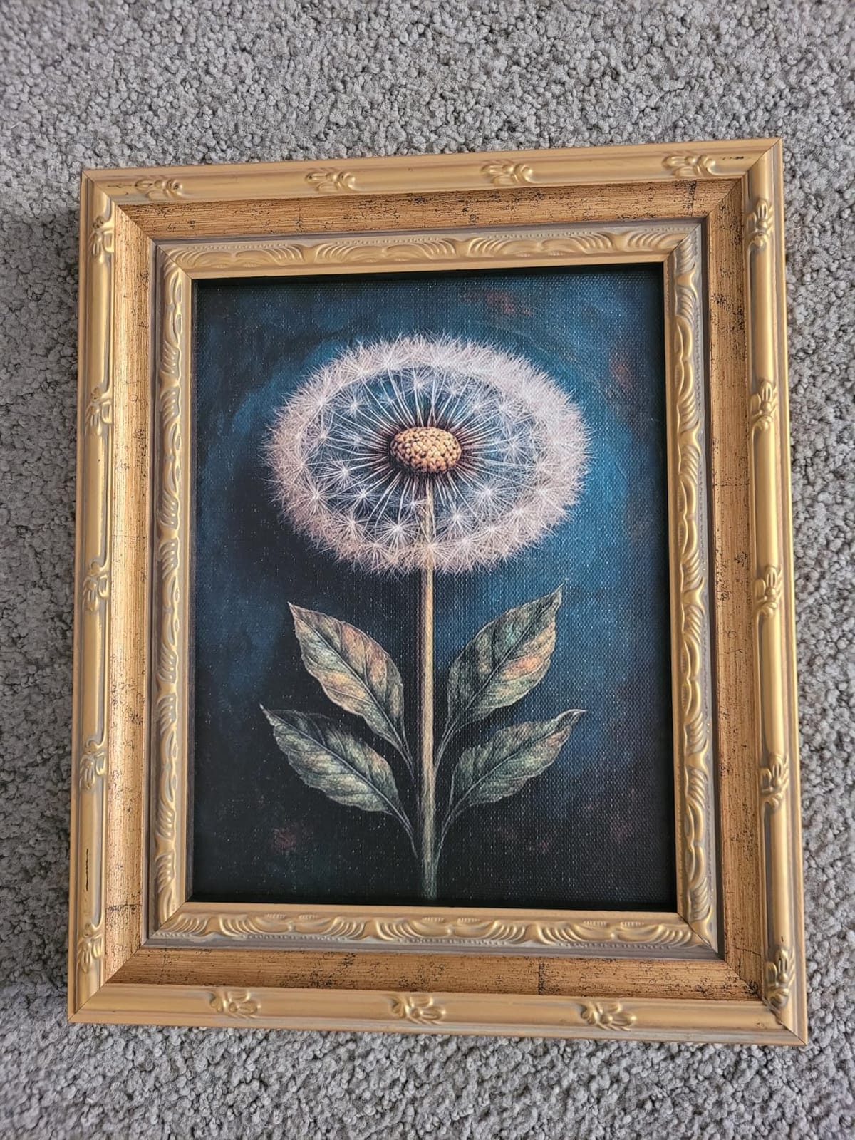 Vintage Robin Bird Framed Wall Art Teal Farmhouse Decor 11x9 Inch | Vintage robin bird artwork with rich teal tones, ready to hang for farmhouse, cottagecore and nature-inspired decor customer photo 2
