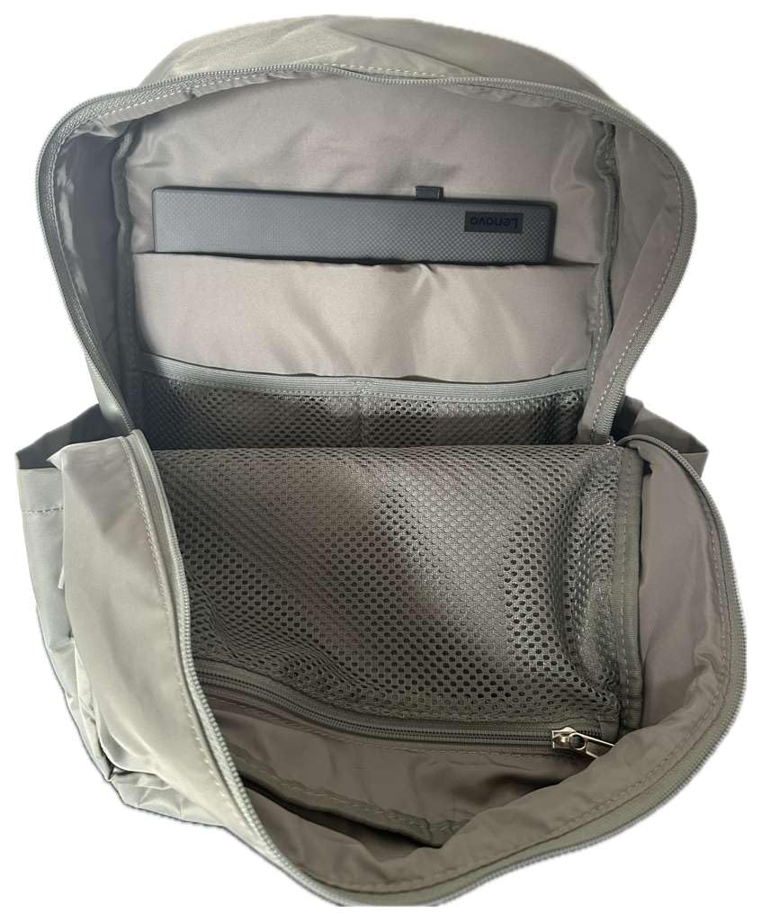 Pander 22L Casual Daypack Everyday Backpack with Luggage Sleeve Smooth Webbing Handle Professional Commuter School Bag, Grey Leopard customer photo 2