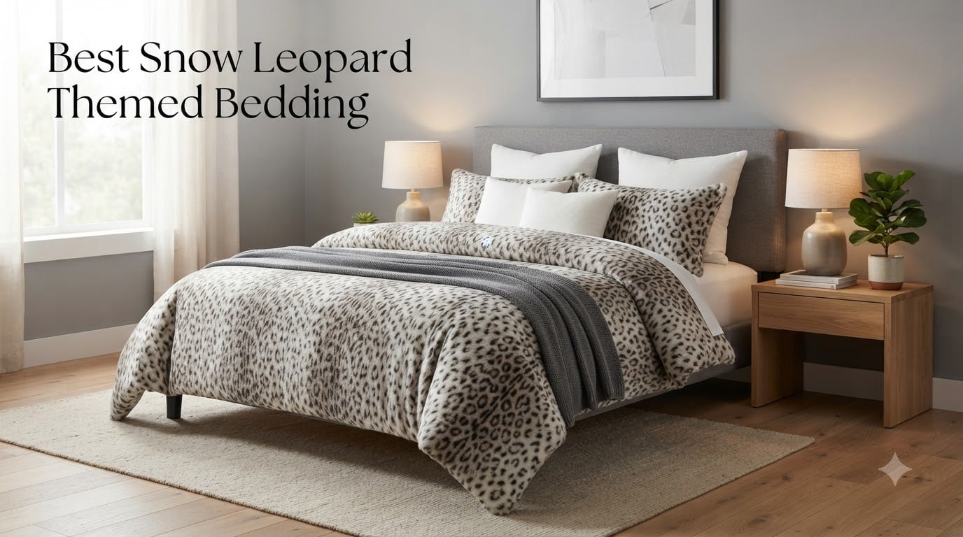 Best Snow Leopard Themed Bedding