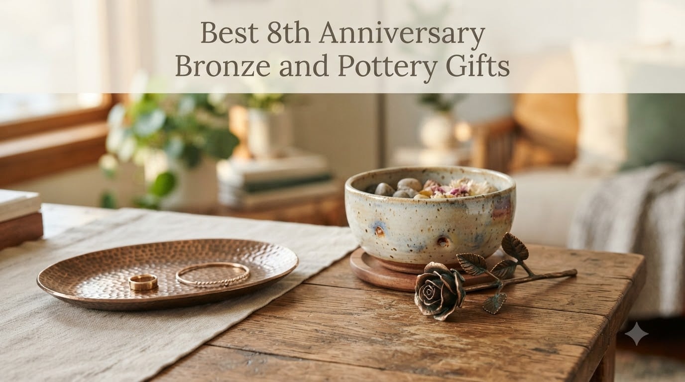 Best 8th Anniversary Bronze and Pottery Gifts