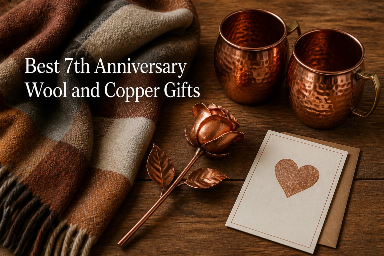 Best 7th Anniversary Wool and Copper Gifts