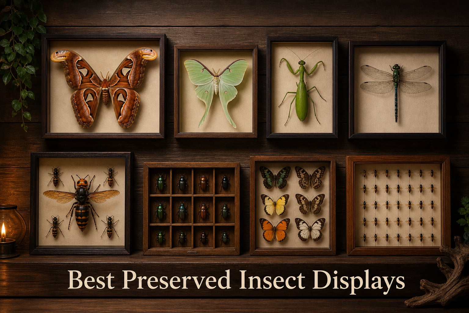 Best Preserved Insect Displays
