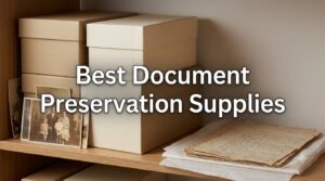 Best Document Preservation Supplies