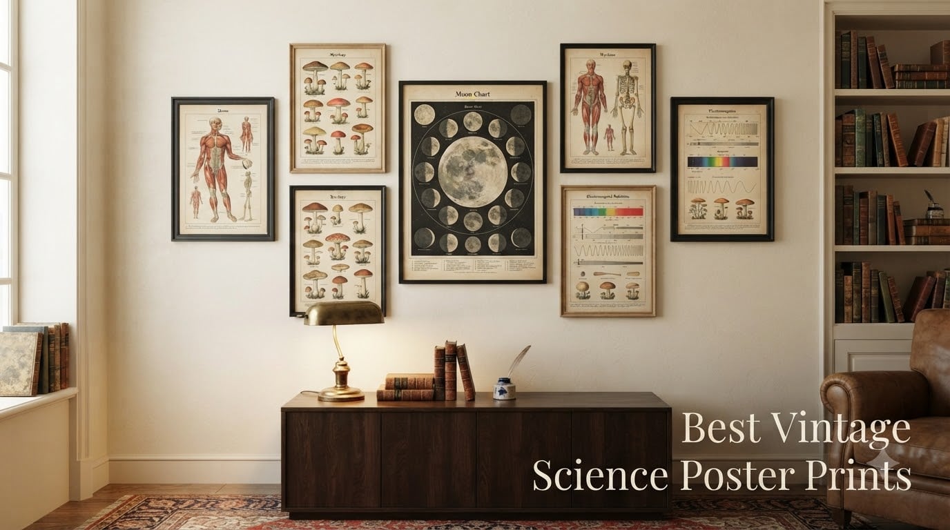 Best Vintage Science Poster Prints