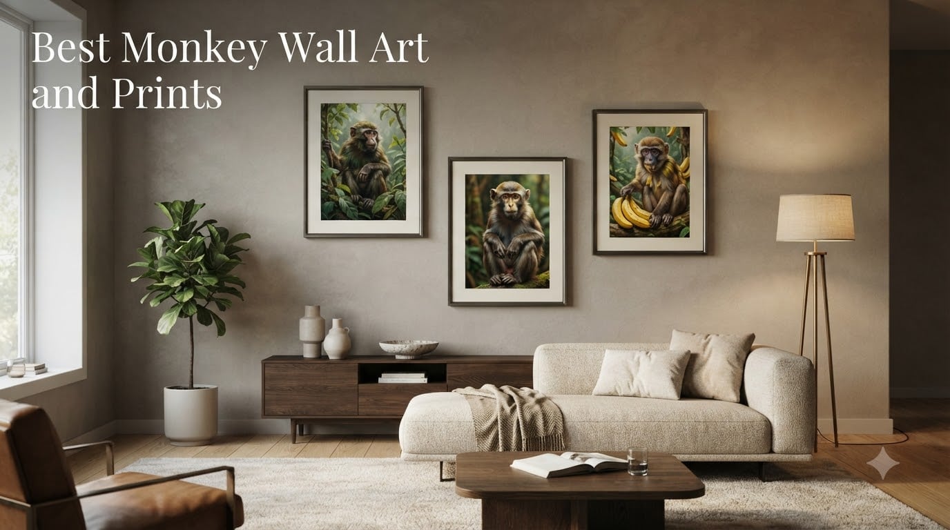 Best Monkey Wall Art and Prints