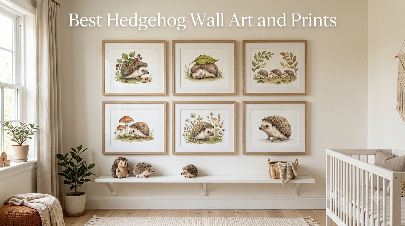 Best Hedgehog Wall Art and Prints