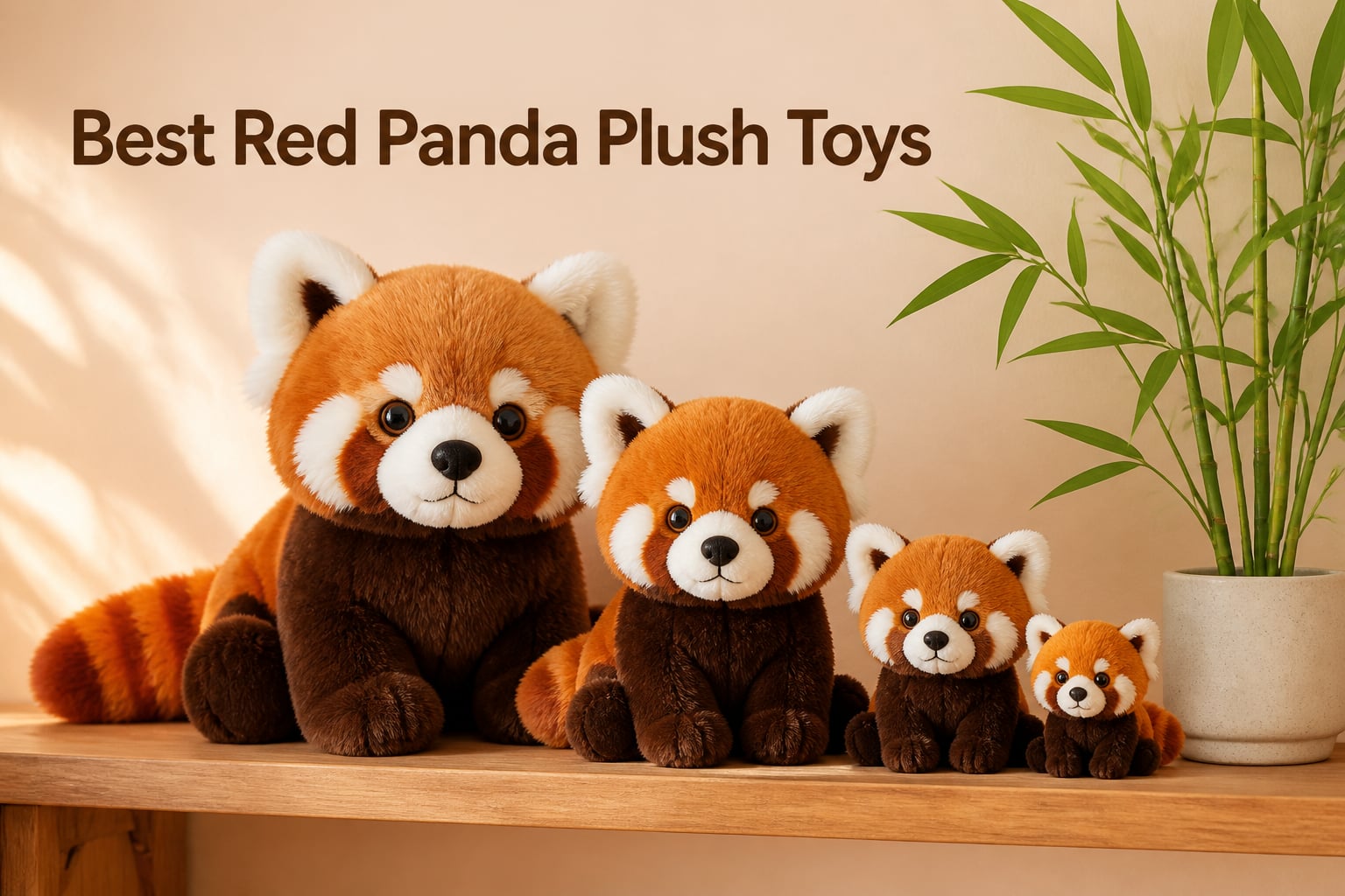 Best Red Panda Plush Toys