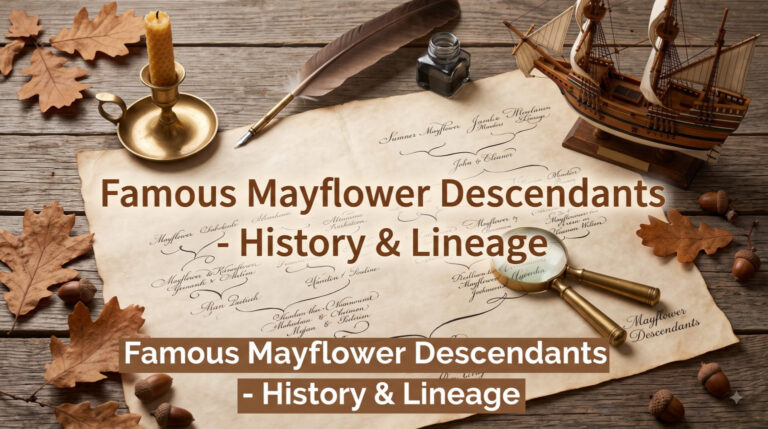 Famous Mayflower Descendants - History & Lineage