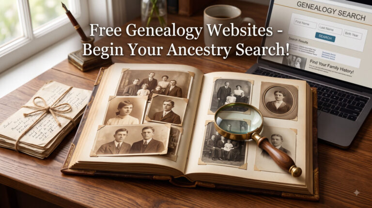 Free Genealogy Websites - Begin Your Ancestry Search!