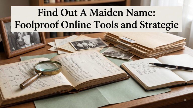 Find Out A Maiden Name: Foolproof Online Tools and Strategie