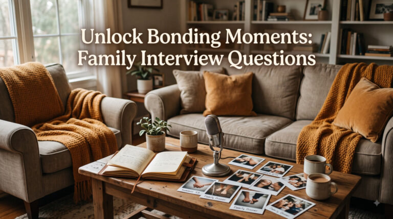 Unlock Bonding Moments: Family Interview Questions