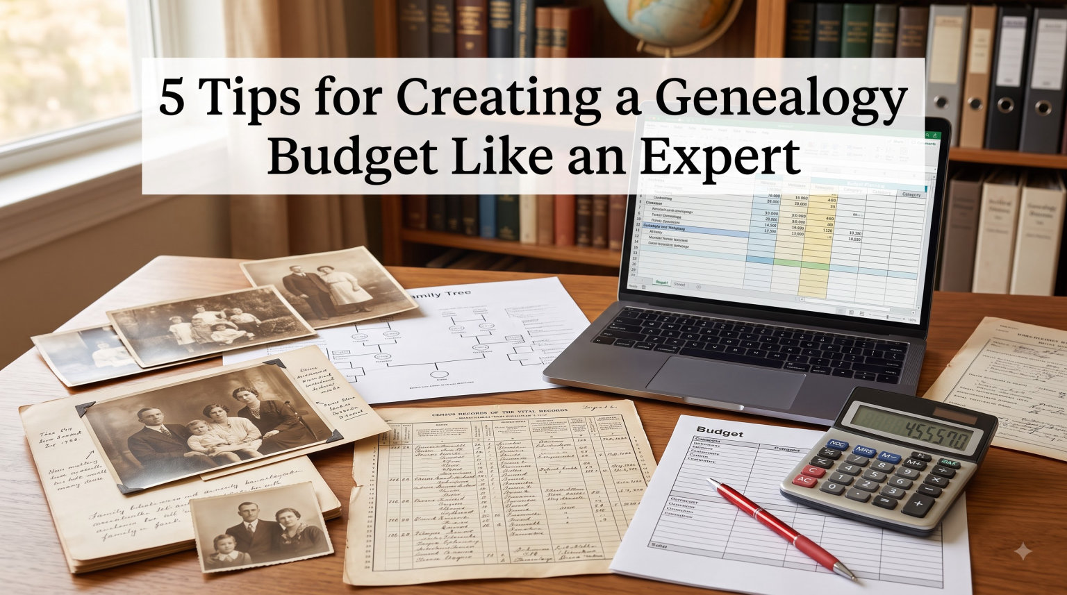 5 Tips for Creating a Genealogy Budget Like an Expert