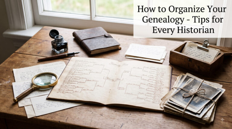 How to Organize Your Genealogy - Tips for Every Historian