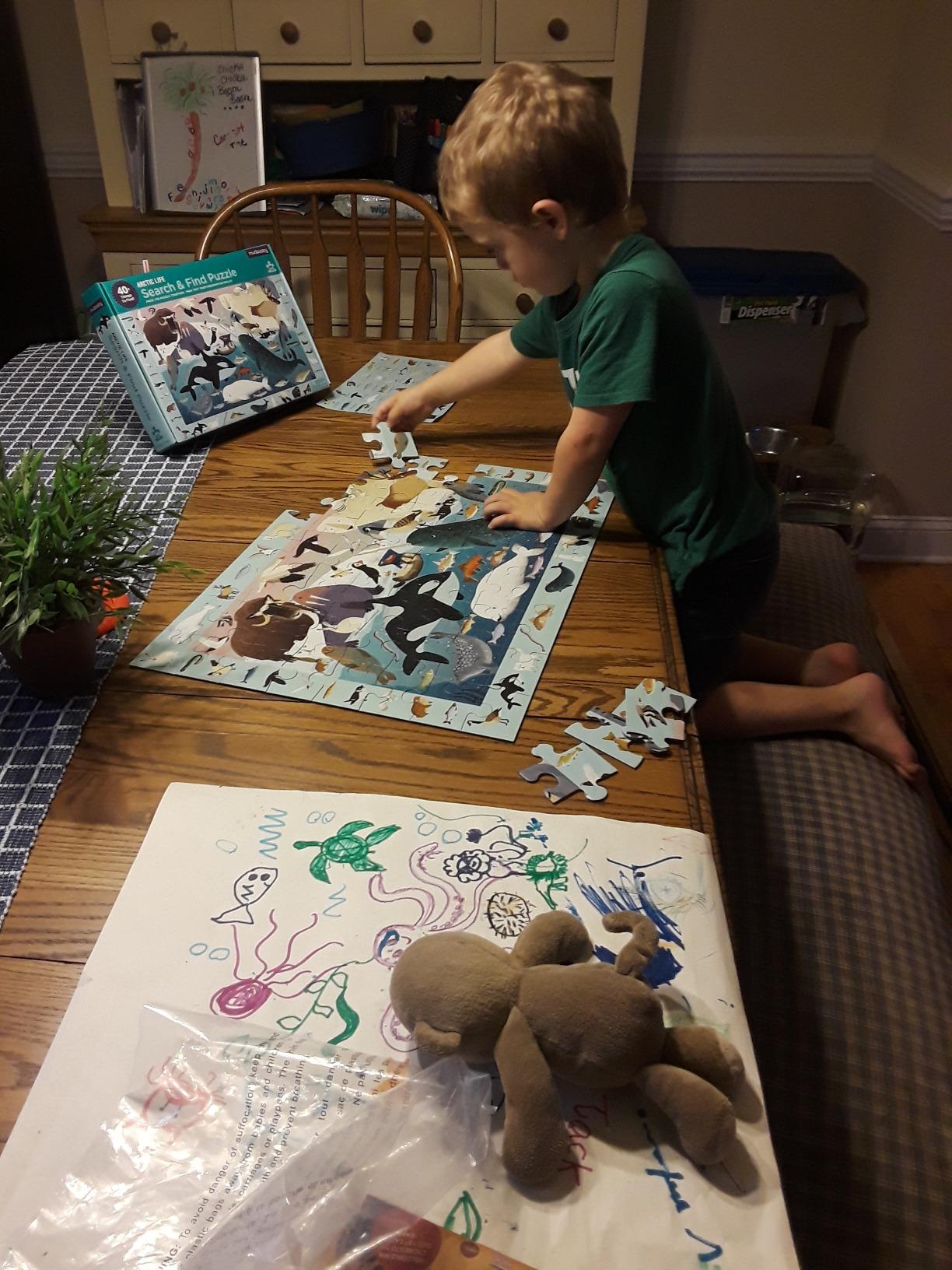 Mudpuppy - Arctic Life 64 Piece Search & Find Puzzle for Kids | Ages 4-6, 6-8, 40+ Arctic Creatures to Find, Build Observation Skills, Family Fun, Screen-Free Play, Recycled Paper customer photo 1
