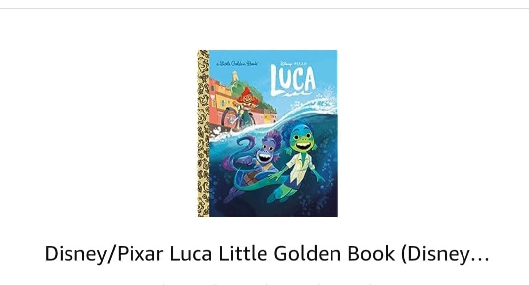 Disney/Pixar Luca Little Golden Book (Disney/Pixar Luca) customer photo 1