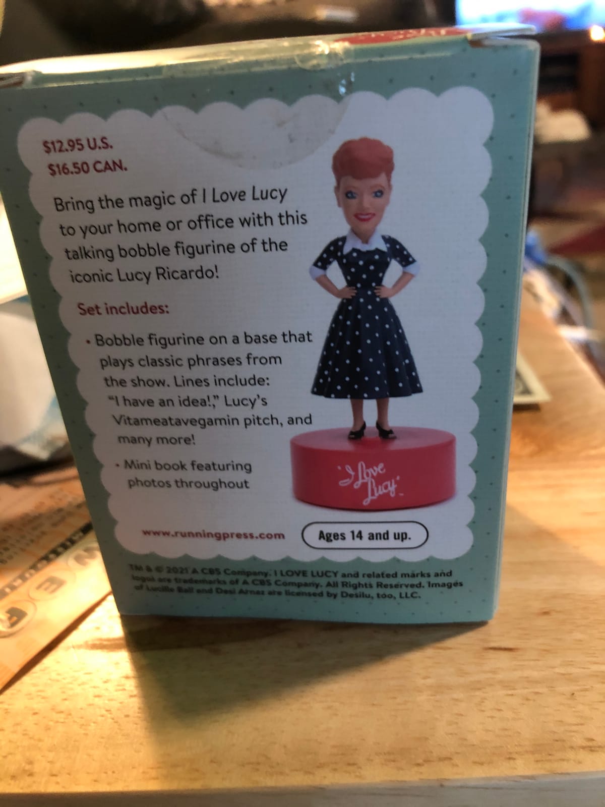 I Love Lucy: Lucy Ricardo Talking Bobble Figurine (RP Minis) customer photo 1