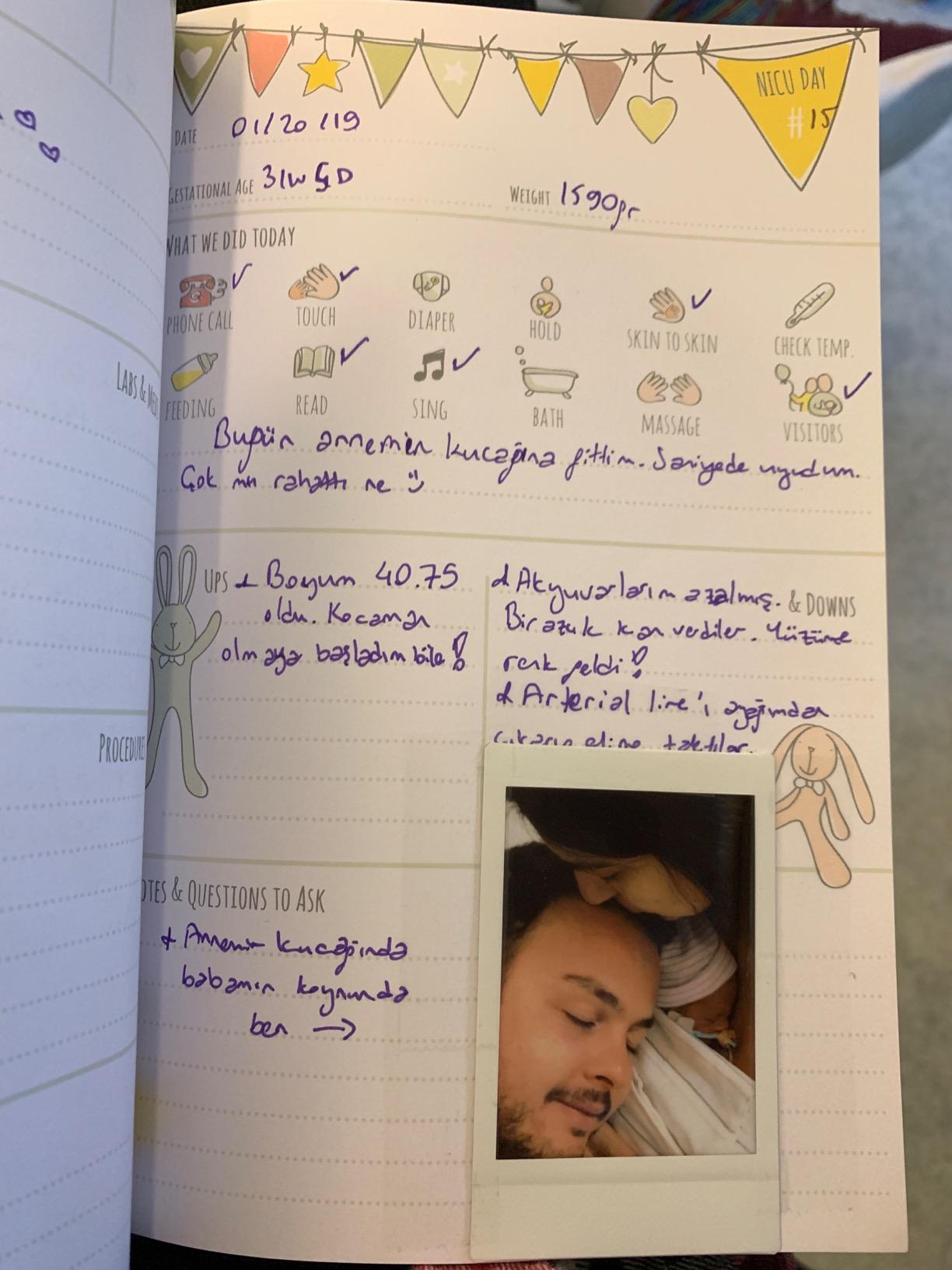Our NICU Journey: A NICU Journal for tracking Daily NICU Activities for your baby in the Neonatal Intensive Care Unit customer photo 1