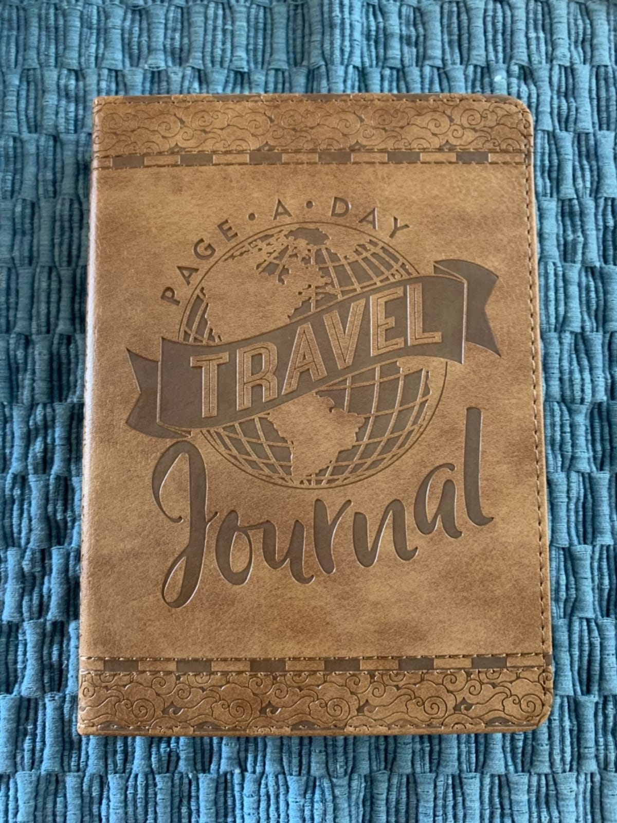 Page-A-Day Artisan Travel Journal (Diary, Vegan Leather Notebook) customer photo 1