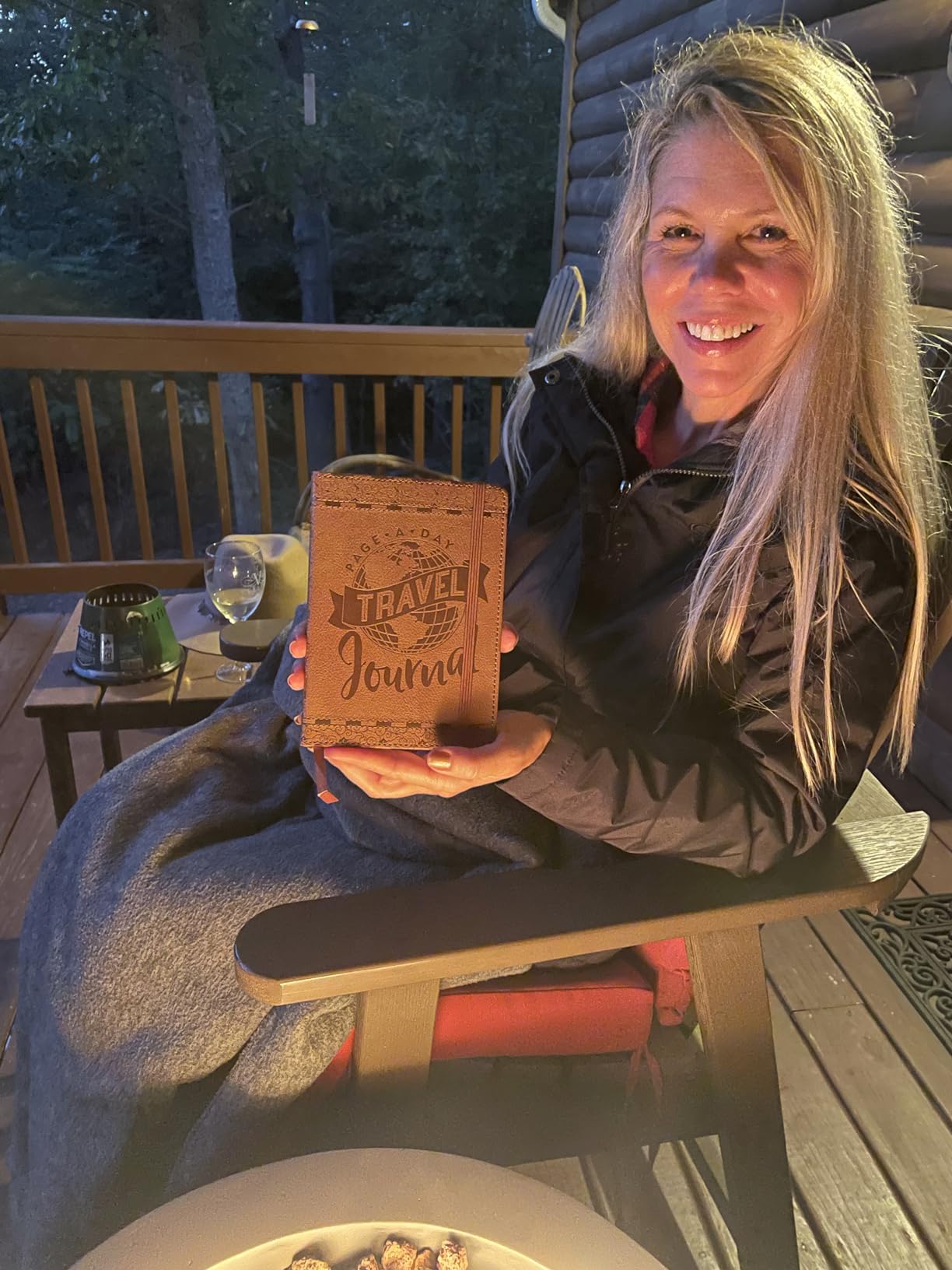 Page-A-Day Artisan Travel Journal (Diary, Vegan Leather Notebook) customer photo 2