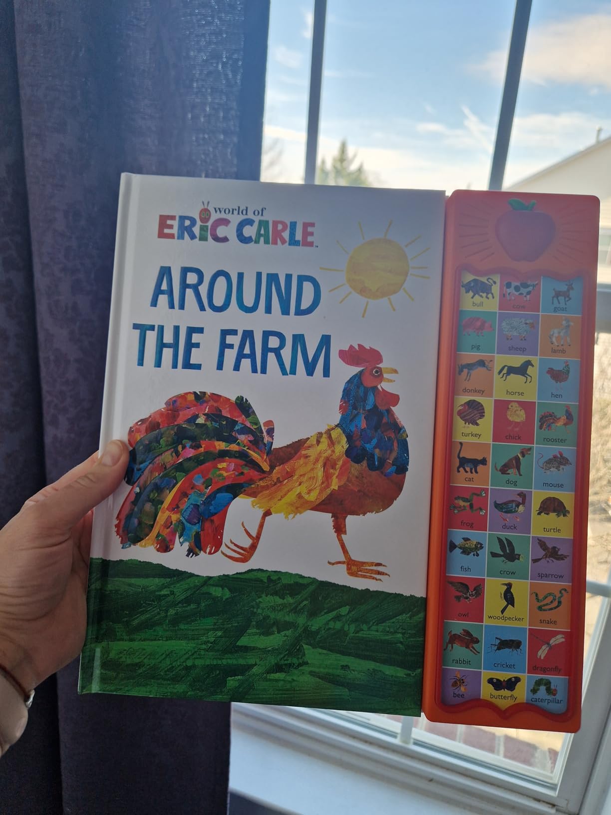 World of Eric Carle, Around the Farm 30-Button Animal Sound Book - Great for First Words - PI Kids customer photo 1