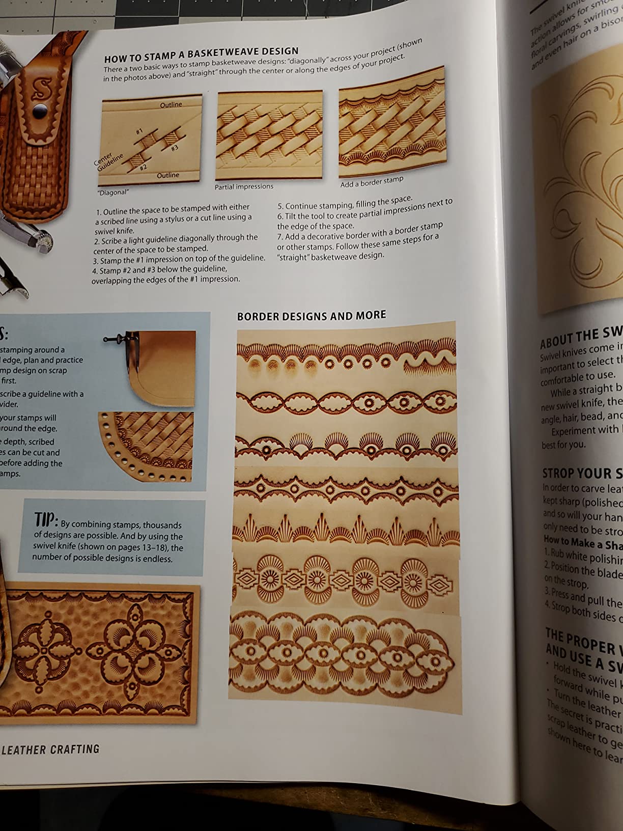 Get Started in Leather Crafting: Step-by-Step Techniques and Tips for Crafting Success (Design Originals) Beginner-Friendly Projects, Basics of Leather Preparation, Tools, Stamps, Embossing, and More customer photo 2