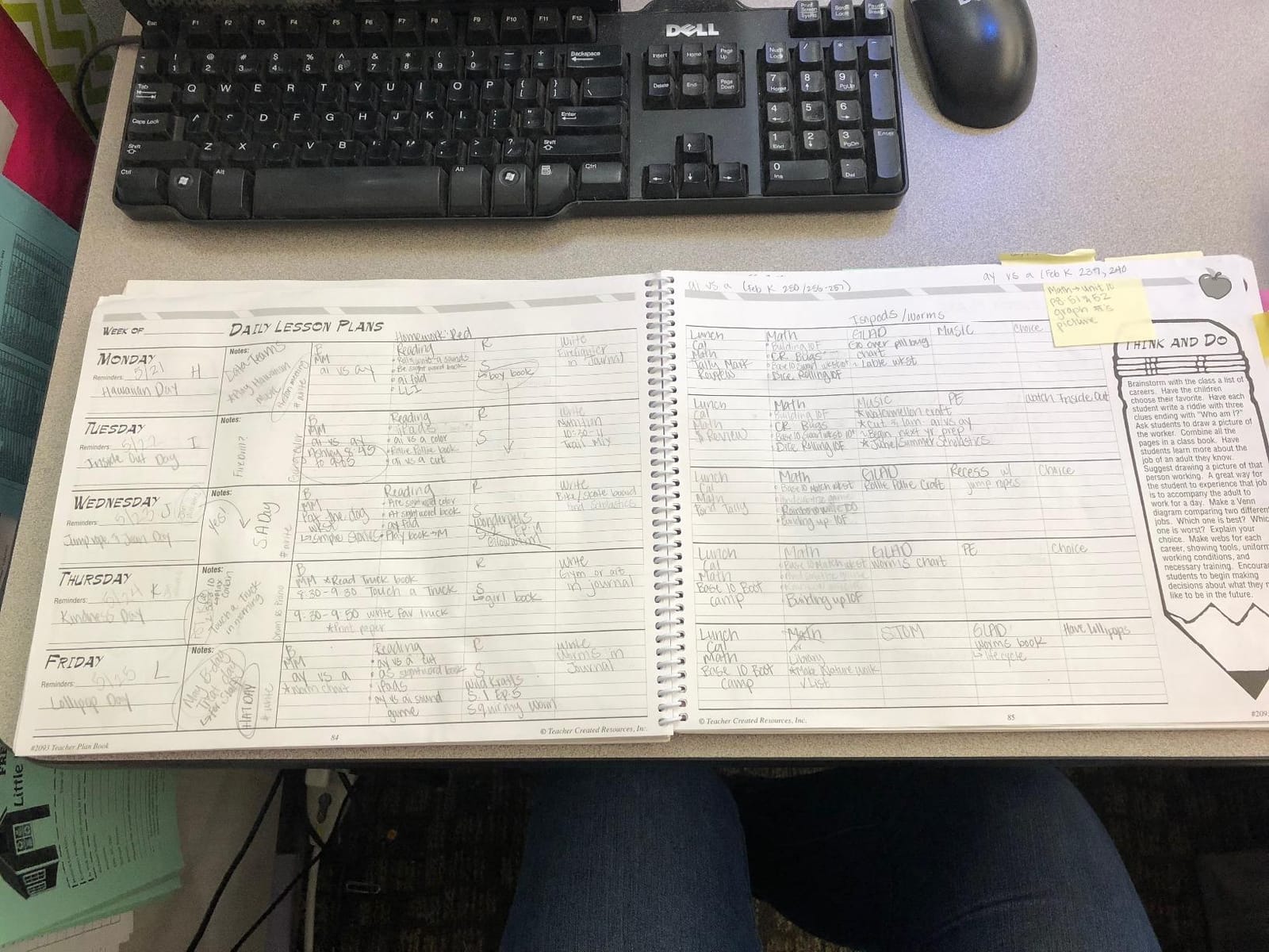 Chalkboard Teacher Plan Book customer photo 1