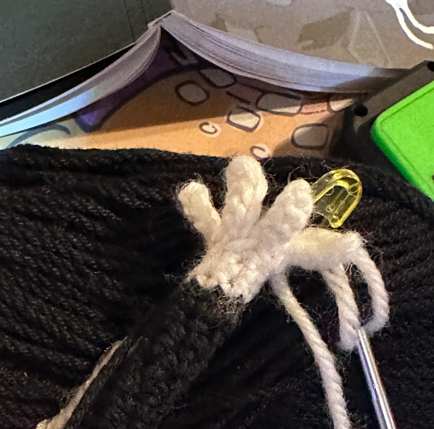 Disney Tim Burton's The Nightmare Before Christmas Crochet - Jack Skellington Amigurumi - Yarn, Safety Eyes, Crochet Hook and Instructional Booklet - ... Fans - Officially Licensed (Crochet Kits) customer photo 1
