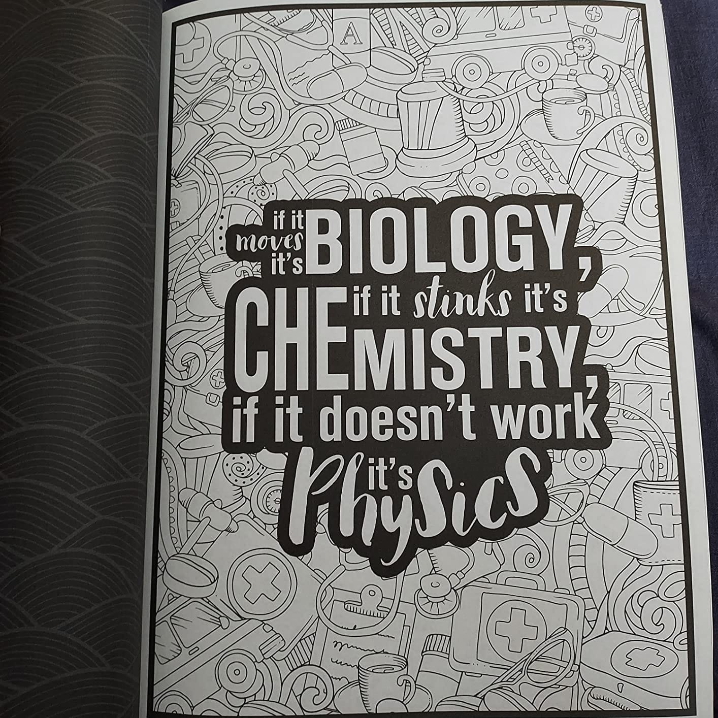 Lab Life: A Snarky Coloring Book for Adults customer photo 2
