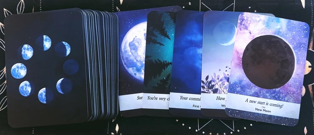Moonology Oracle Cards: A 44-Card Moon Astrology Oracle Deck and Guidebook customer photo 2