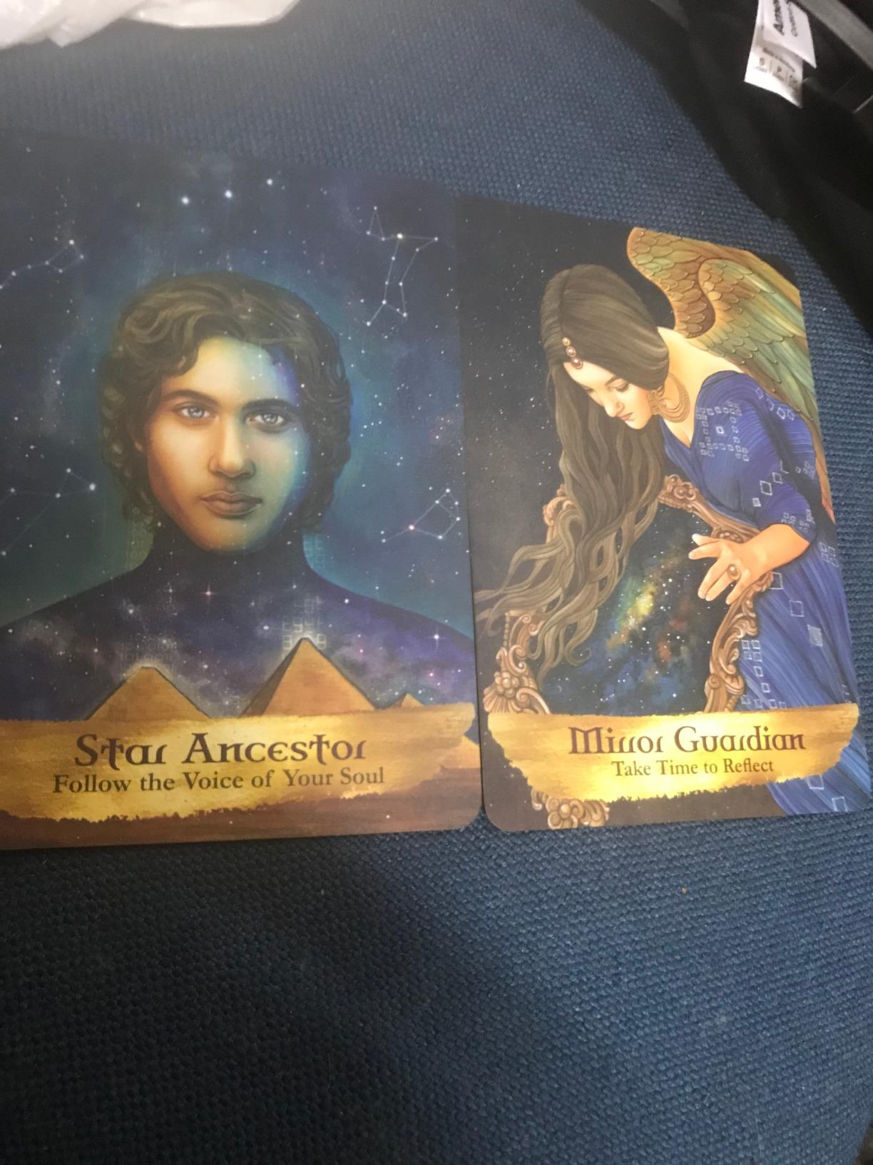 Angels and Ancestors Oracle Cards: A 55-Card Deck and Guidebook customer photo 1