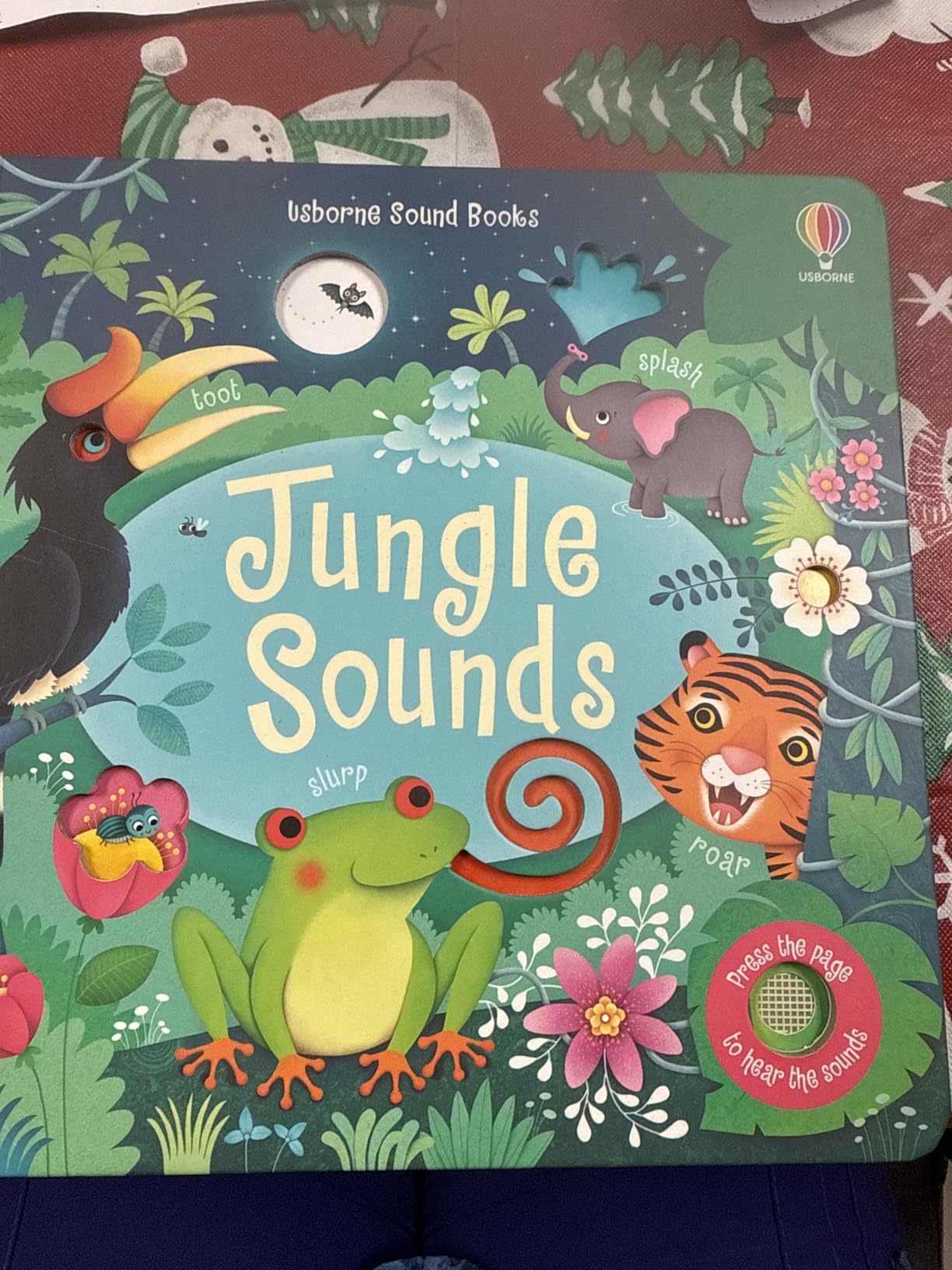 Jungle Sounds: An Interactive Usborne Book About Rainforest Animals for Children (Ages 3-5) (Sound Books) customer photo 1