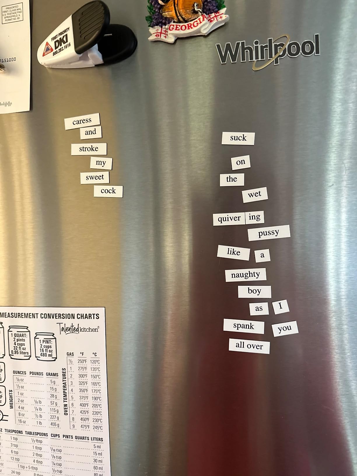 Magnetic Poetry - Little Box of Obscenities Kit - Words for Refrigerator - Write Poems and Letters on The Fridge - Made in The USA customer photo 2