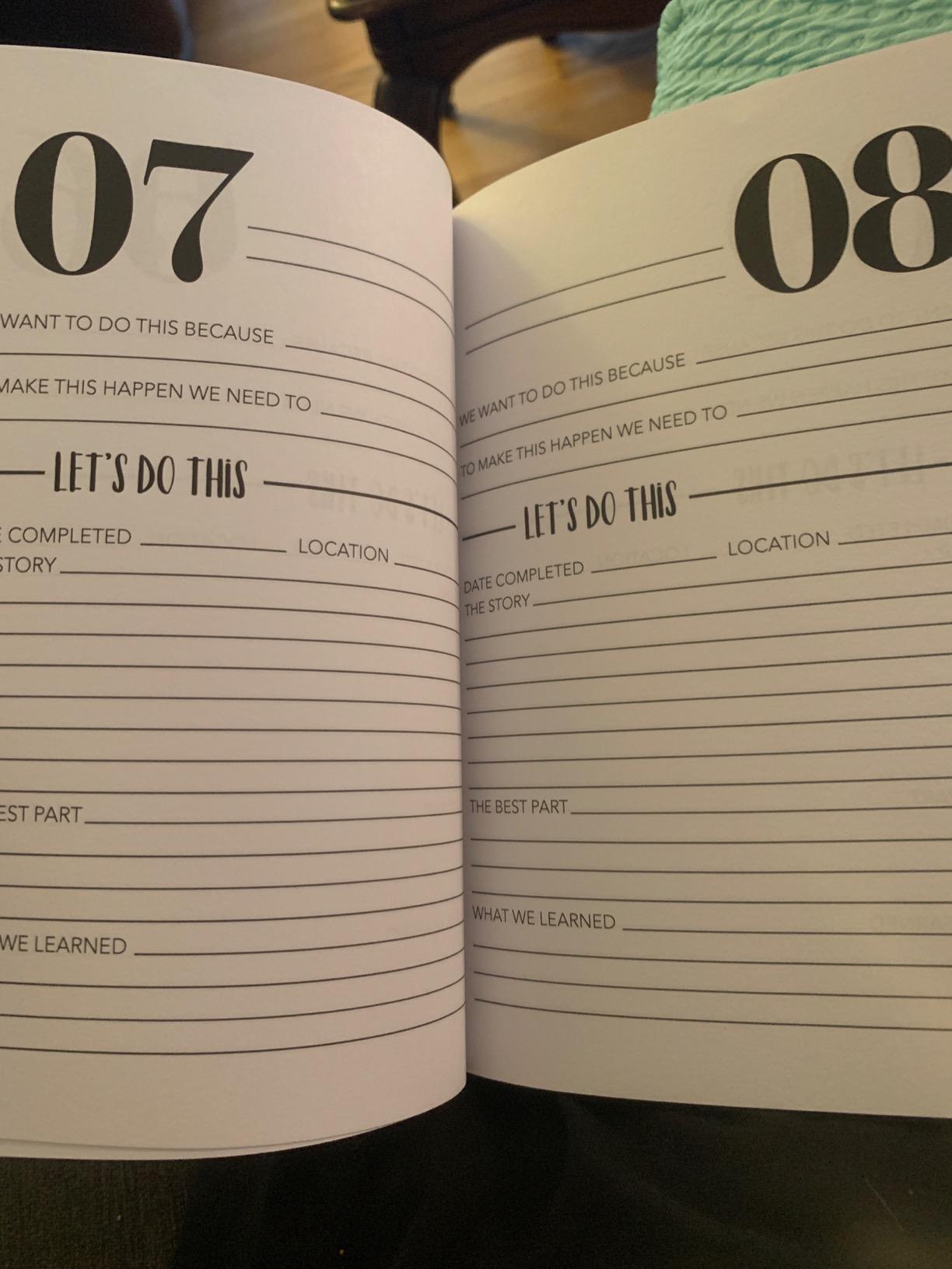 Our Bucket List: A Creative and Inspirational Journal for Ideas and Adventures for Couples customer photo 1