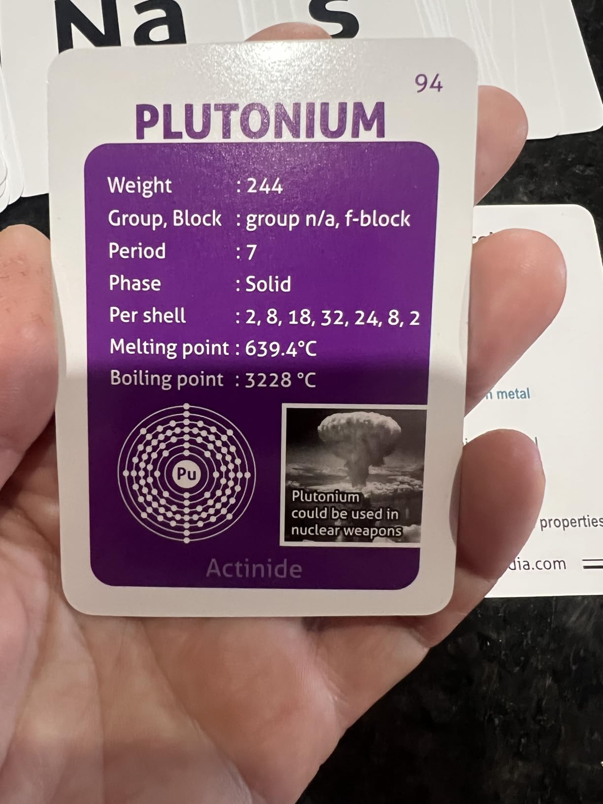 CARDDIA | Periodic Table Educational Flashcards | 118 Elements with Atomic Data, Color-Coded Categories & Bonus Periodic Table Sheet | Perfect for Science Learning customer photo 2