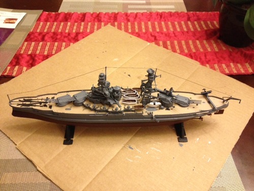Revell 85-0302 USS Arizon Battleship Model Military Ship Kit 1:426 Scale 133-Piece Skill Level 4 Plastic Model Building Kit, Gray customer photo 2