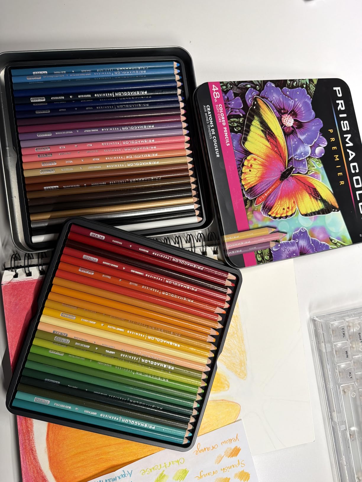 Prismacolor Premier Colored Pencils, Soft Core, Assorted Colors, 24 Count - Durable, Vibrant, Ultra-Smooth, Adult Coloring, Drawing, Sketching, Arts & Crafts customer photo 2
